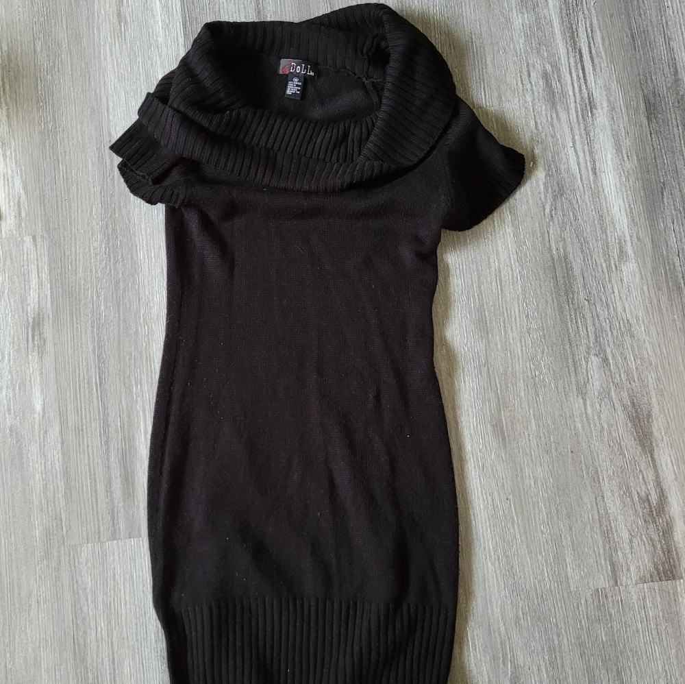 iDoll Black Sweater Dress Size Medium